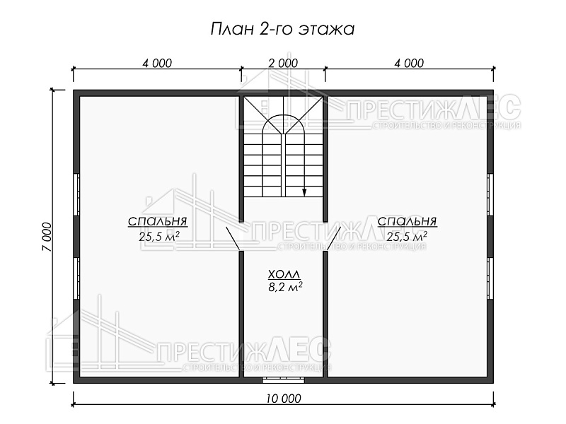 Каркасный дом "ДК226" 10x9,5 Площадь 146,4 м2